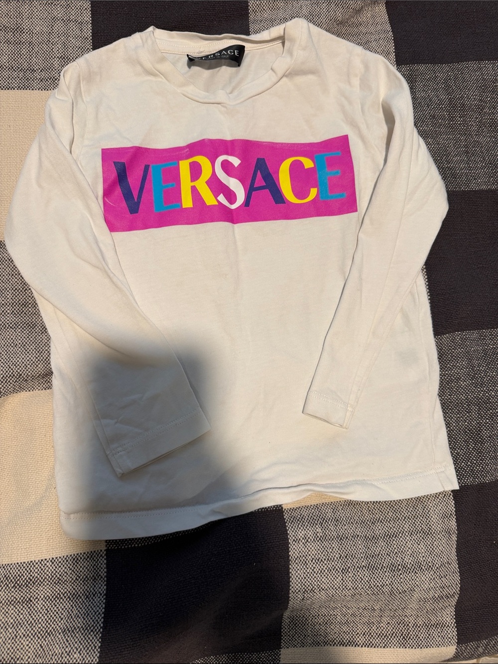 Kids Versace Long Sleeve T-Shirt